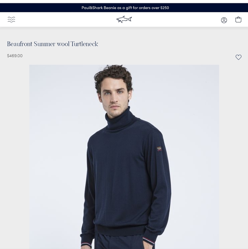 Beaufront Summer wool Turtleneck
